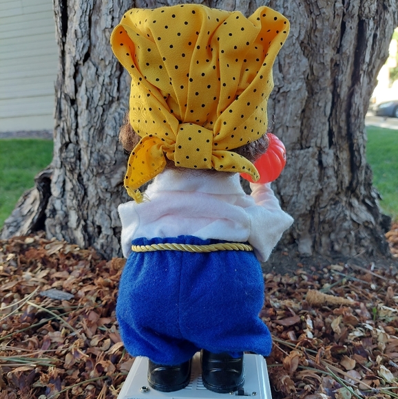 Halloween Kids Pirate Motionette Vintage Decoration in Box, 1994 Santa's Best - Picture 4 of 4